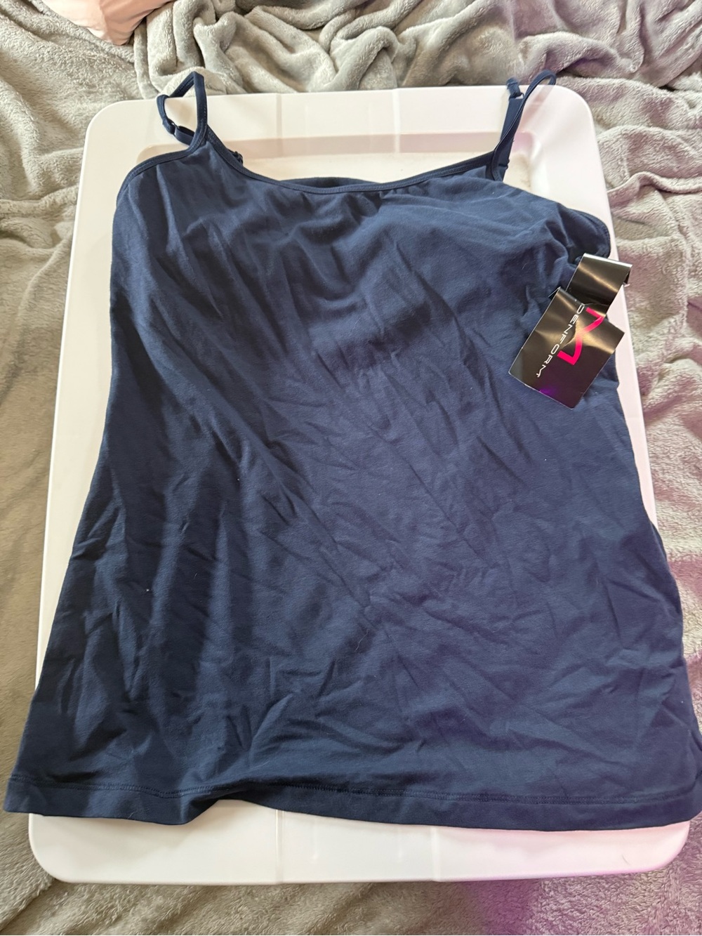 Maidenform Navy Blue Spaghetti Strap Camisole